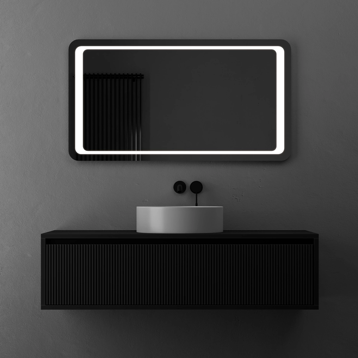 Купити прямокутне дзеркало з  LED підсвіткою